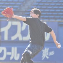 ロッテ・石川柊太、本拠地・ZOZOマリンで自主トレ公開「ここでやっていくんだなと」