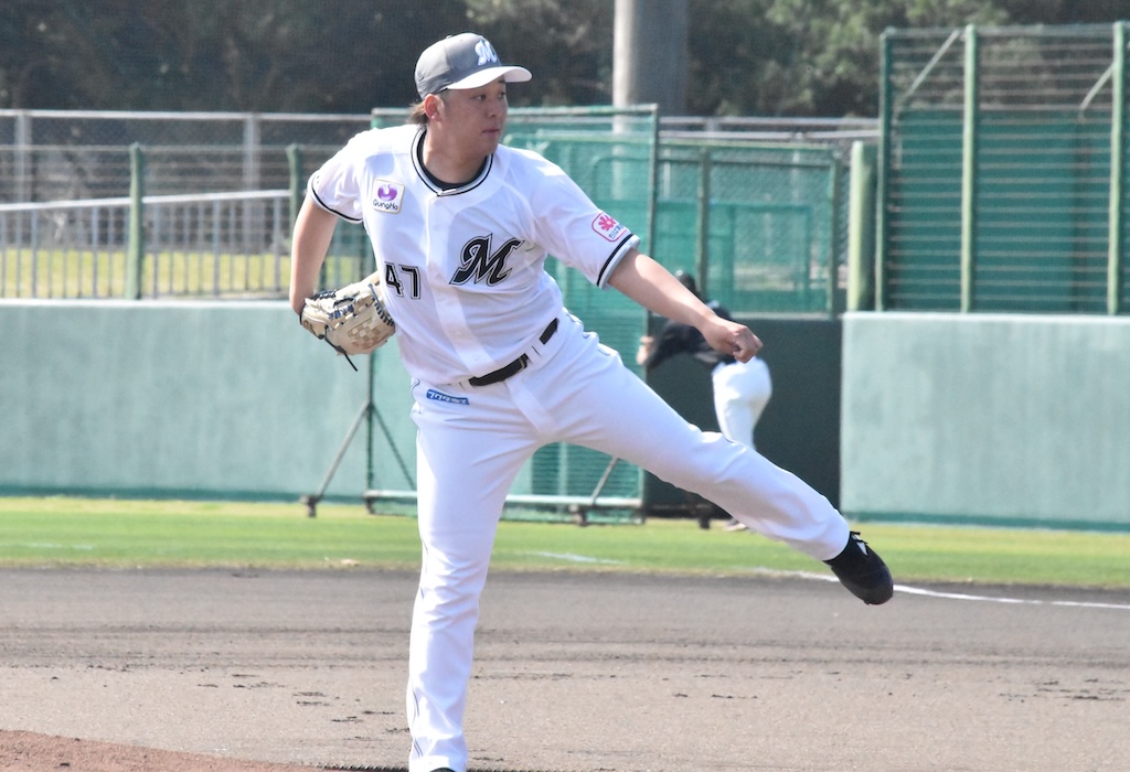 現在6試合連続無失点中！今季もロッテのブルペンを支える鈴木昭汰