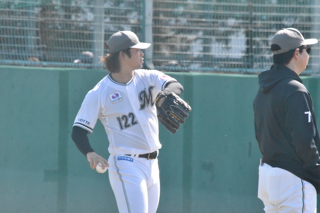 ロッテ・森遼大朗「やっとこの段階まで来た」2度の右肘手術から復活への第一歩を踏み出す