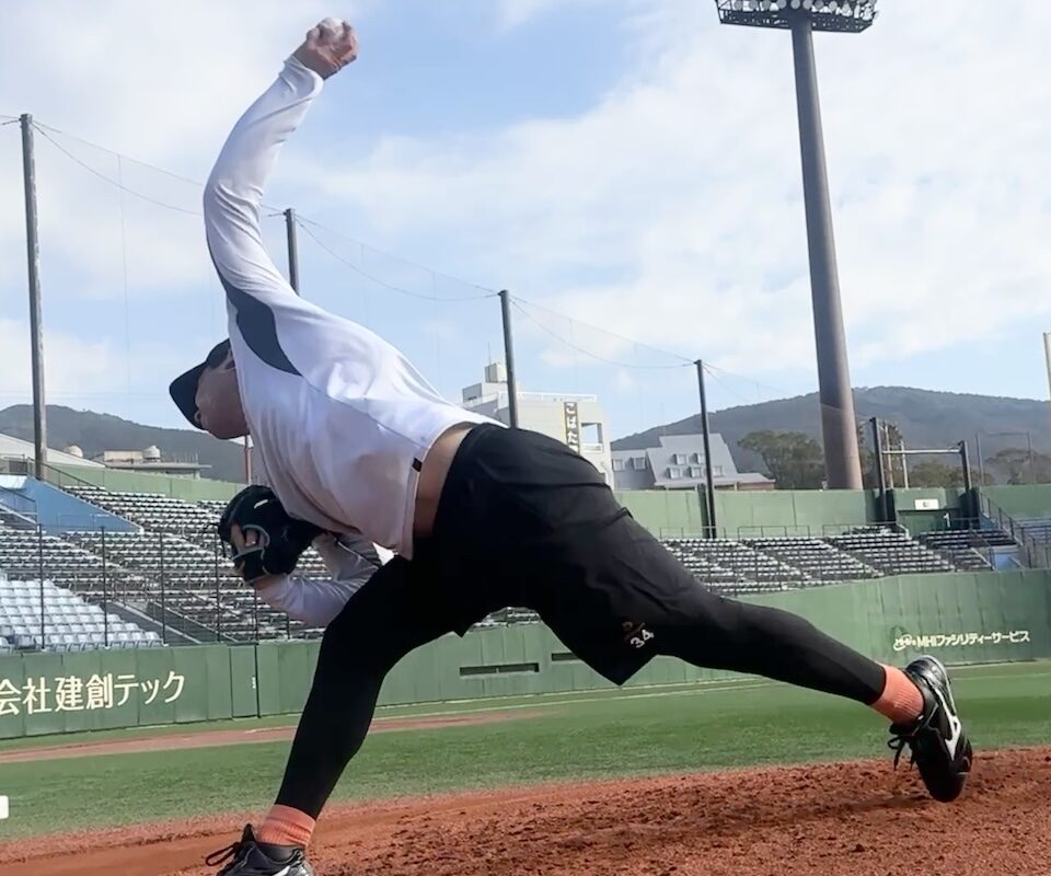 ロッテ・高野脩汰「今の感触はとてもいい」35球の投げ込み