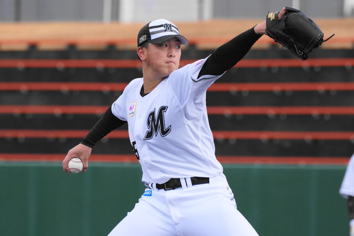 ロッテ・田中晴也「結果にこだわって全力で投げたい」7日の日本ハムとのOP戦に先発予定