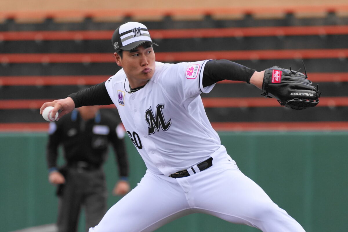 笘篠氏、ロッテドラ7右腕を評価「いいものを持っています」