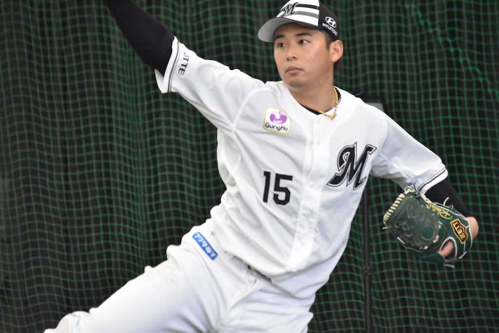 ロッテ・横山陸人「1年間クローザーでやらないと意味がない」今季の目標のひとつがセーブ王