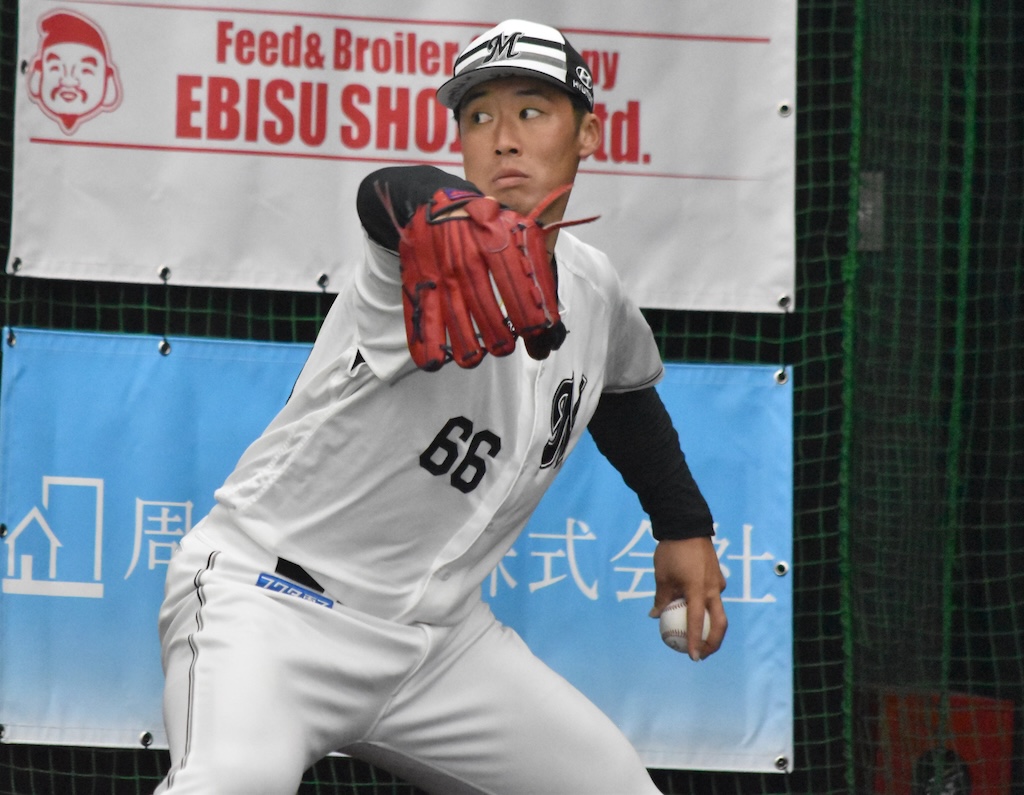 ロッテ・宮﨑颯「持っている能力を出せるようにやっていきたい」新天地で開幕一軍を目指す