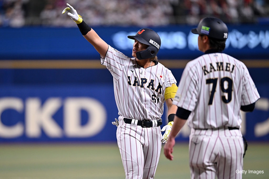 侍Jサポートメンバーのロッテ・山本大斗、憧れの鈴木誠也に質問攻め「聞きたかったことを全部聞きました」