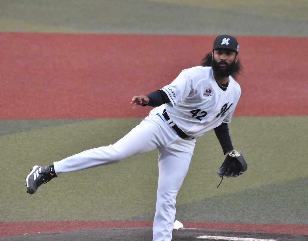 ロッテ・ジャクソン「先発投手に勝星がついていないことは知っている」28日の楽天戦で4月1日の日ハム戦以来の白星目指す