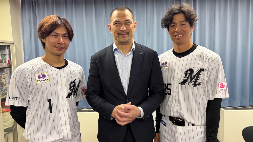 ロッテ、室伏広治氏との縁で岡、藤原が東京科学大学病院小児科病棟を訪問　岡大海「今回このような機会に立ち会えたことをとても嬉しく思います」