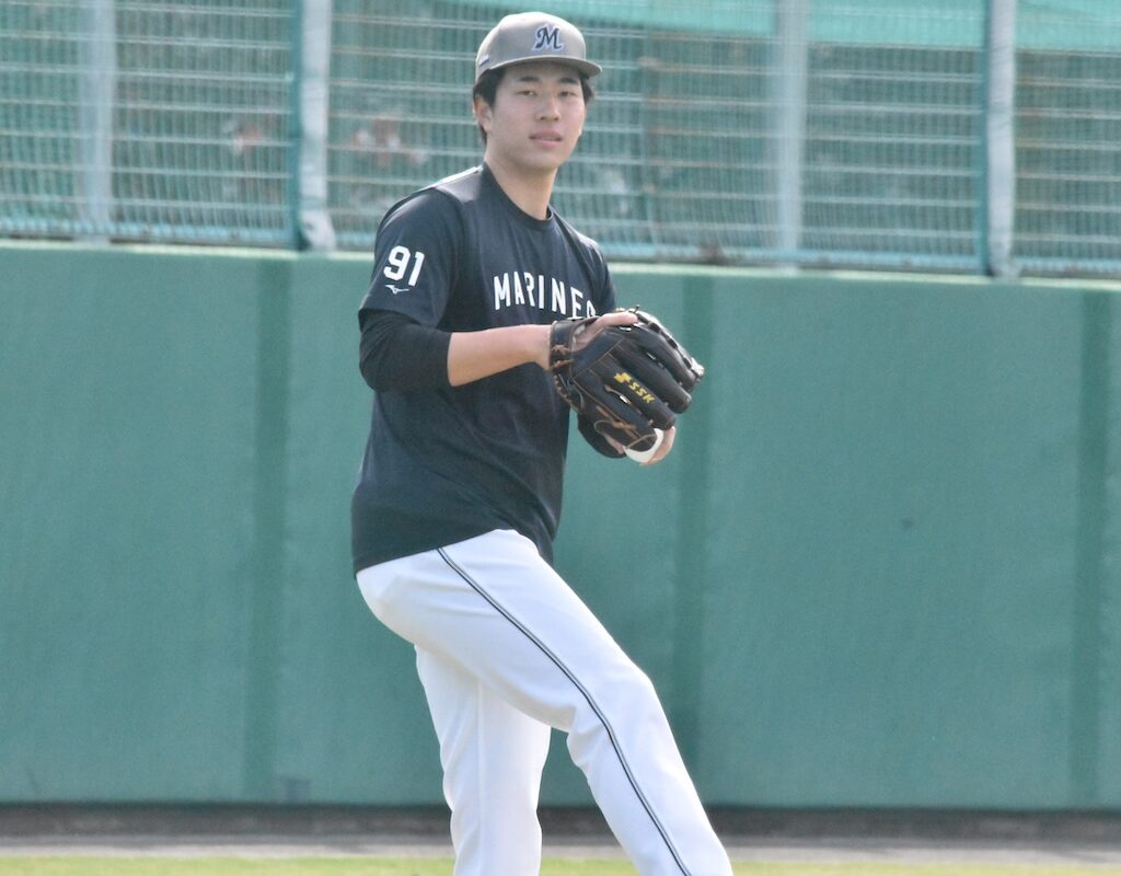 ロッテ・吉川悠斗「とにかく一軍に上がるのが目標」ストレートが強くオリックス二軍戦では力勝負