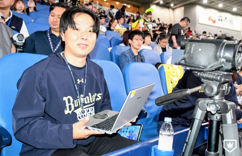 【Buffaloes Inside】2軍運営担当からスコアラー転身1年目のオリックス・上野響平さん。「ちょっとでもチームのプラスになることを考えています」と首位争いに貢献